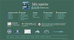 Desktop Screenshot of lakesuperiorstreams.org